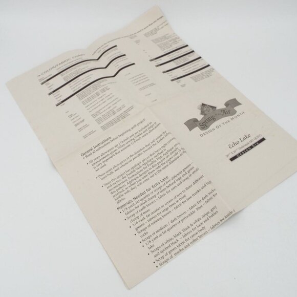 2001 McKenna Ryan Pine Needles Art Quilts Echo Lake Pattern Spring is in the Air - Picture 5 of 12